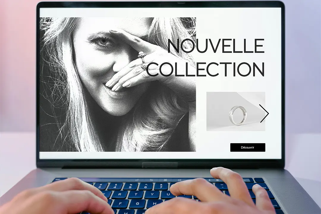 Exemple d'une boutique en ligne créée par Peloola